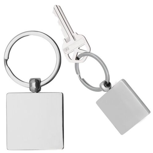 Square Metal Keychain Thumbnail