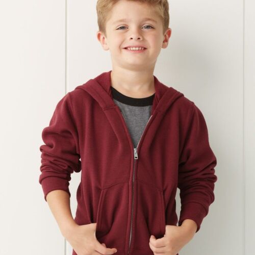 Youth NuBlend® Full-Zip Hooded Sweatshirt Thumbnail