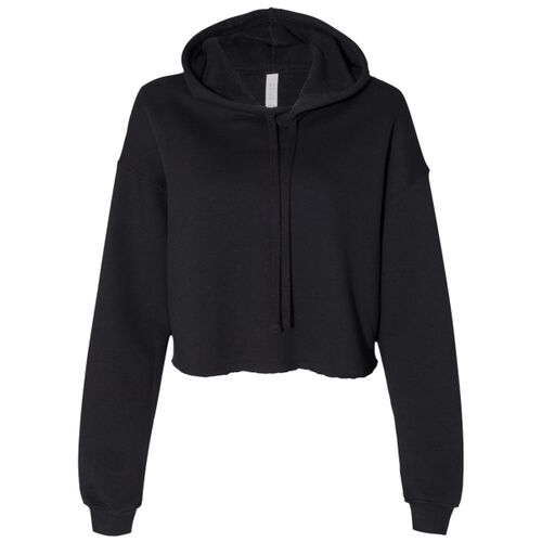 Women's Crop Fleece Hoodie Sweatshirt Thumbnail