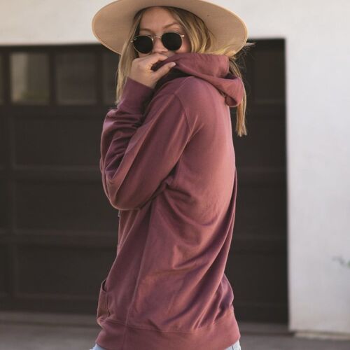 Unisex Icon Lightweight Loopback Terry Full-Zip Hooded Sweatshirt Thumbnail